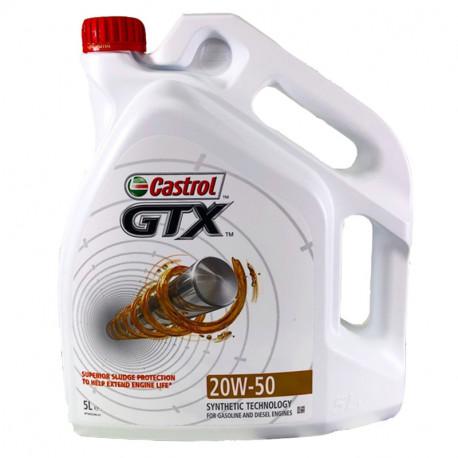 ACEITE CASTROL GTX 20W50 4L MINERAL