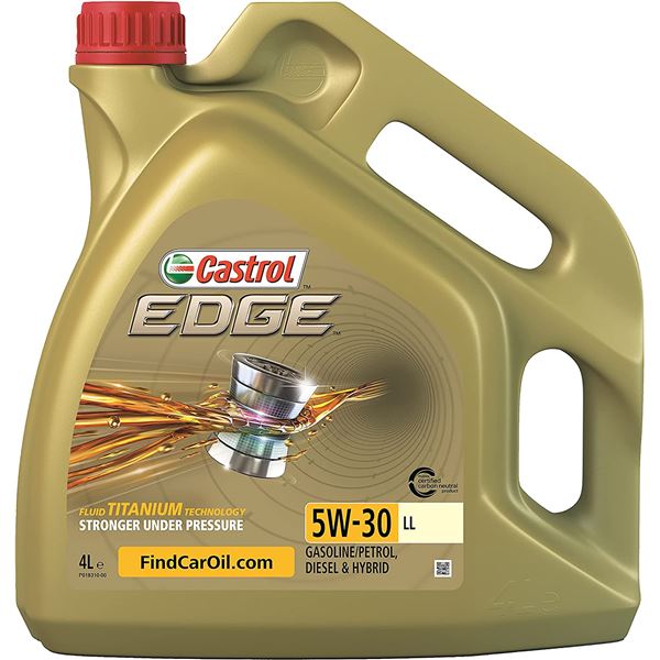 ACEITE EDGE 5W-30 LL C3 4L SINTETICO BMW CASTROL