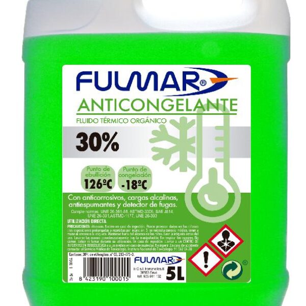 AGUA REFRIGERANTE VERDE 50  5L  FULMAR