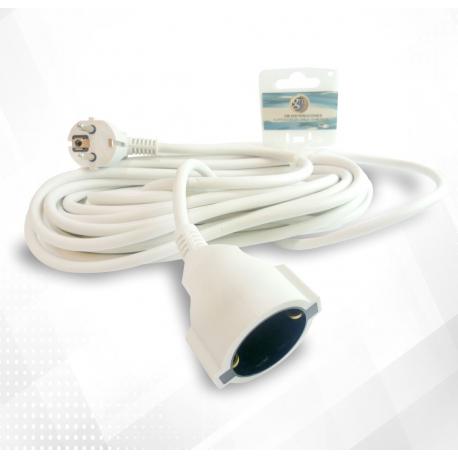 ALARGADOR 2 METROS CABLE 3x1 5mm2 BLANCO