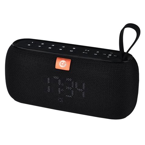 ALTAVOZ BLUETOOTH CLOCK 10W NEGRO COOLSOUND