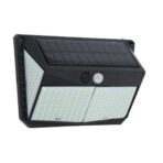 APLIQUE LED SOLAR 250LM ILUMINACIÓN 3 CARAS NEGRO