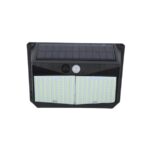 APLIQUE LED SOLAR 250LM ILUMINACIÓN 3 CARAS NEGRO