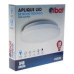 APLIQUE LED TECHO REDONDO 12W LUZ FRIA ELBAT