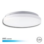 APLIQUE LED TECHO REDONDO 12W LUZ FRIA ELBAT