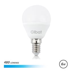 BOMBILLA LED G45 | 6W | 480LM | E14 | LUZ FRIA | E