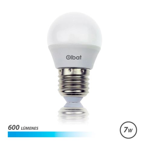 BOMBILLA LED G45 | 7W | 600LM | E27 | LUZ FRIA | E