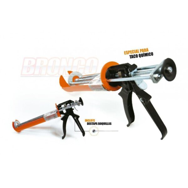 BRONCO PISTOLA SILICONA PROFESIONAL TRIPLE 25-005