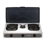 COCINA GAS INOX 3 FUEGOS SERIE STRONG   TAPA MUVIP