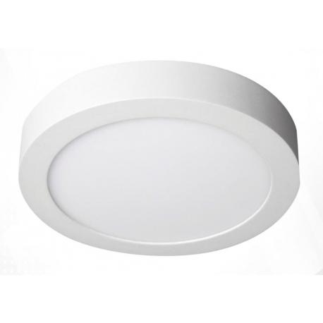 Downlight sobrepuesto circular 18 watios blan 6400