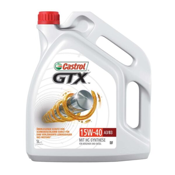 GTX 15W-40 A3/B3  5L CASTROL