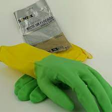 GUANTE BICOLOR LATEX TALLA G 9 SANTEX