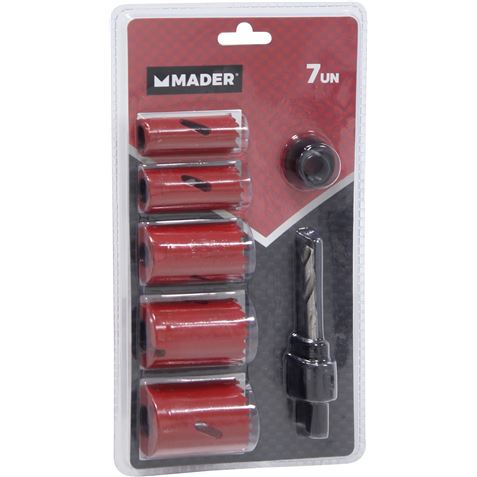 JUEGO 7 PCS CORONAS BI-METAL MADER