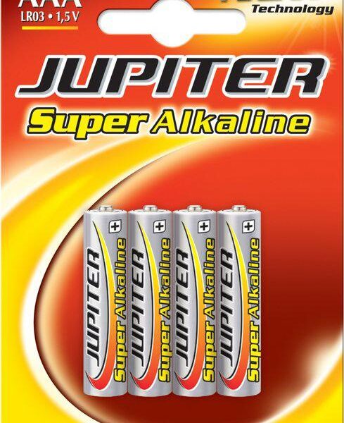 JUPITER PILA SUPER-ALKALINA LR03 AAA BL4