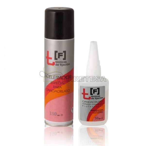 KIT CIANOCRILATO 50GRS   ACTIVADOR 200ML TF