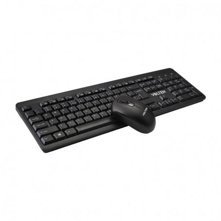 KIT TECLADO   RATON INALAMBRICO VOLTEN NEGRO