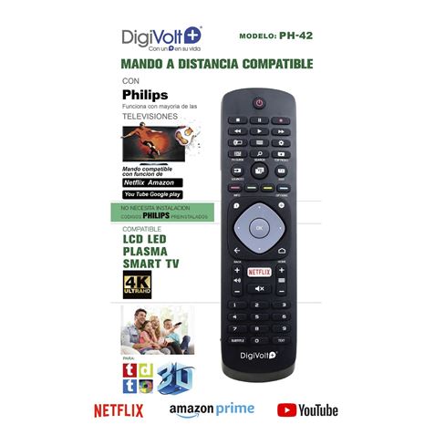 MANDO A DISTANCIA COMPATIBLE PHILIPS PH42 DIGIVOLT