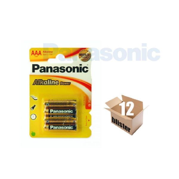 PANASONIC PILA POWERALKALINA LR3/AAAX4PC