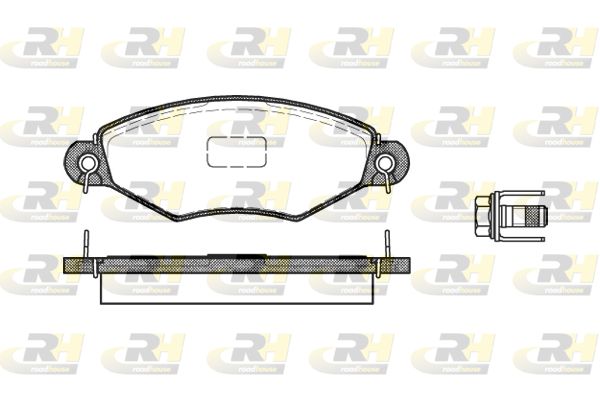 PASTILLAS DE FRENO PEUGEOT 2643 10 SX RH