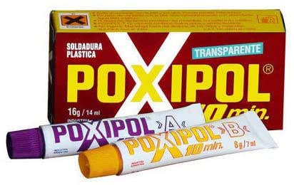 PEGAMENTO POXIPOL TRANSPARENTE 16GR 14ML