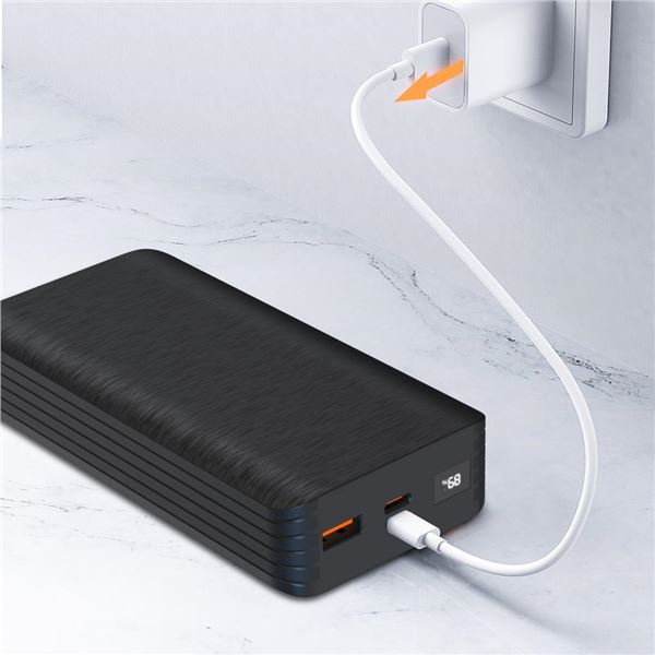 POWERBANK PR144 20000MAH USB   TIPO C  NEGRA XO