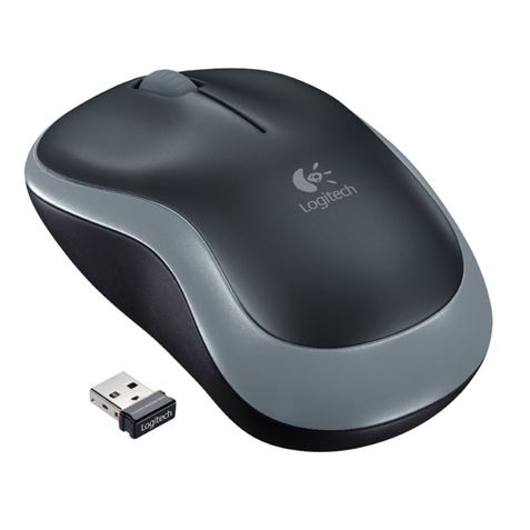 RATON OPTICO LOGITECH M185 WIRELESS NEGRO