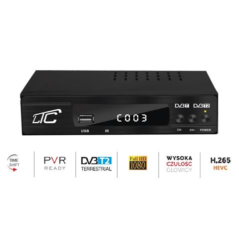 RECEPTOR TDT HD REPRODUCTOR - GRABADOR DVB-T2 LTC