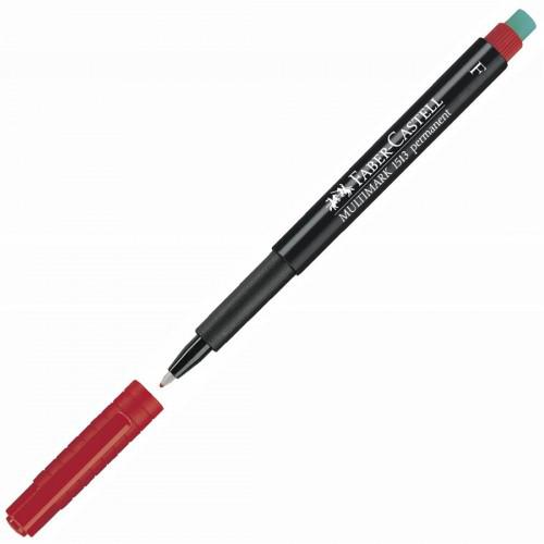 ROTULADOR PERMANENTE ROJO F 0 6MM - FABERCASTELL