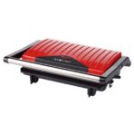 SANDWICHERA INOX PLACA LISA 750W ROJA MUVIP