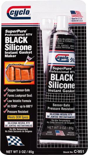 SILICONA PARA JUNTAS NEGRO CYCLO 3 FL OZ /88ML