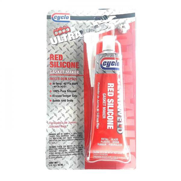 SILICONA PARA JUNTAS ROJO CYCLO 3 FL  OZ/88ML