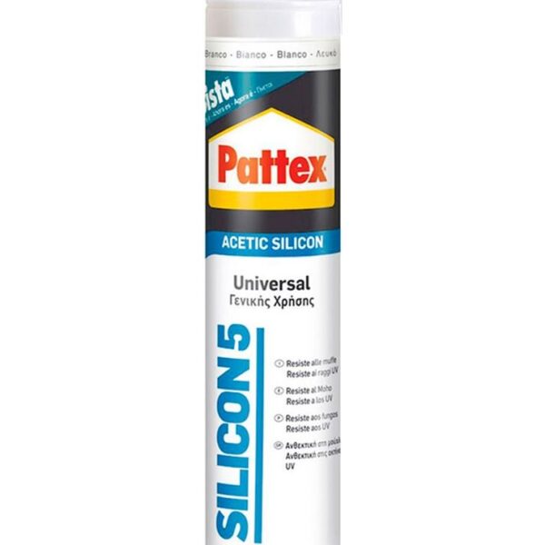 SILICONA UNIVERSAL ANTIMOHO BLANCO 280ML PATTEX