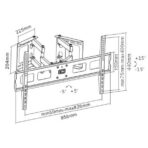 SOPORTE DOBLE BRAZO PARA ESQUINAS TV LED  LCD 37 -