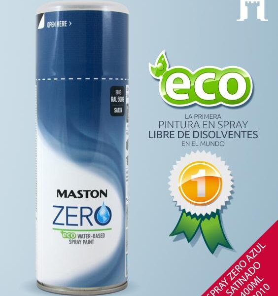 SPRAY AL AGUA ECOLOGICO AZUL SATINADO RAL5009 MAST