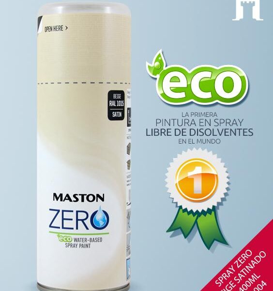 SPRAY AL AGUA ECOLOGICO BEIGE SATINADO RAL1015 MAS