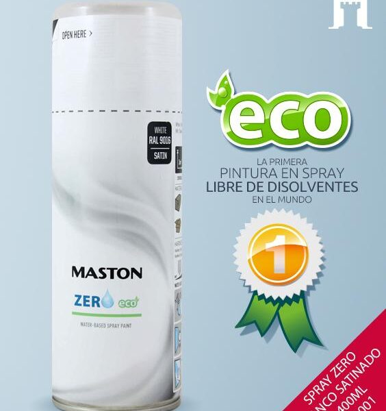 SPRAY AL AGUA ECOLOGICO BLANCO SATINADO RAL9016 MA