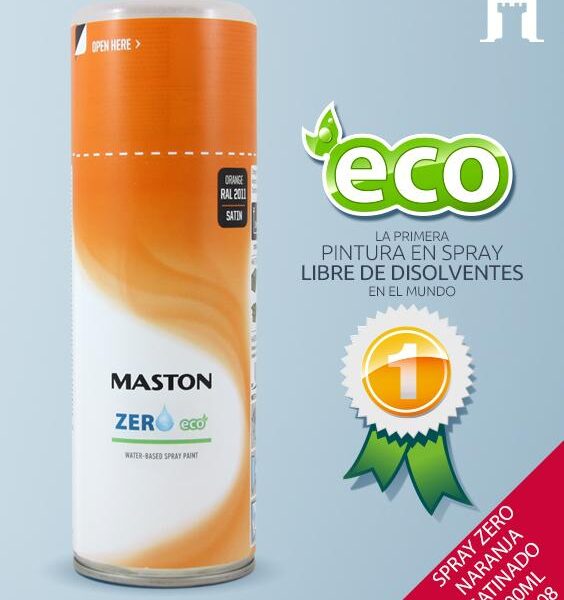 SPRAY AL AGUA ECOLOGICO NARANJA SATINADO RAL2011 M