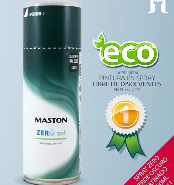 SPRAY AL AGUA ECOLOGICO VERDE OSCURO SATINADO RAL6