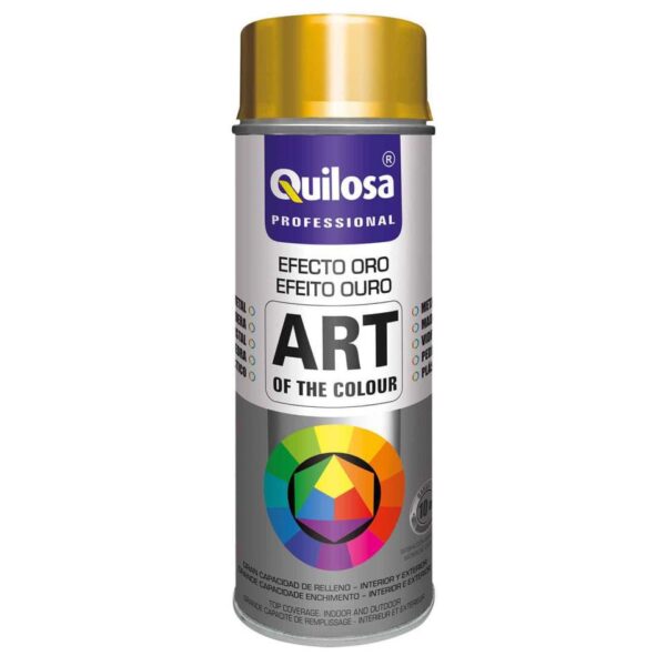 SPRAY EFECTO ORO METALIZADO 400ML QUILOSA