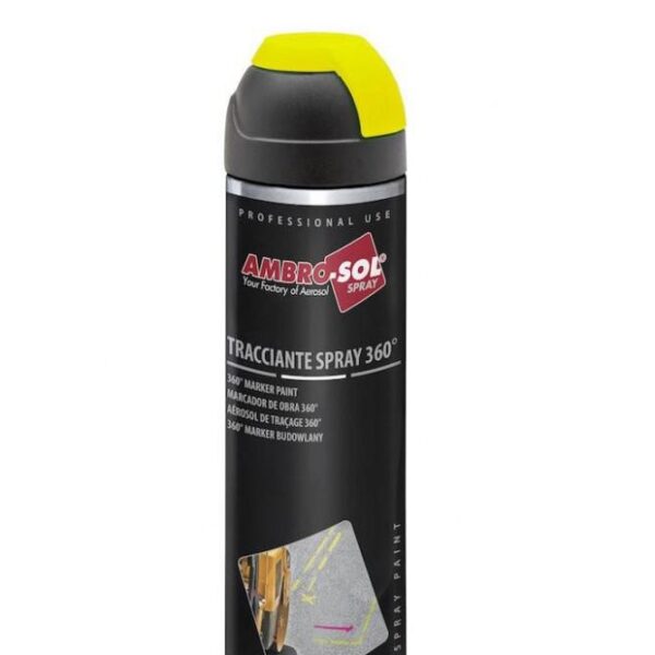 SPRAY FLUORESCENTE AMARILLO OBRAS 500ML AMBROSOL