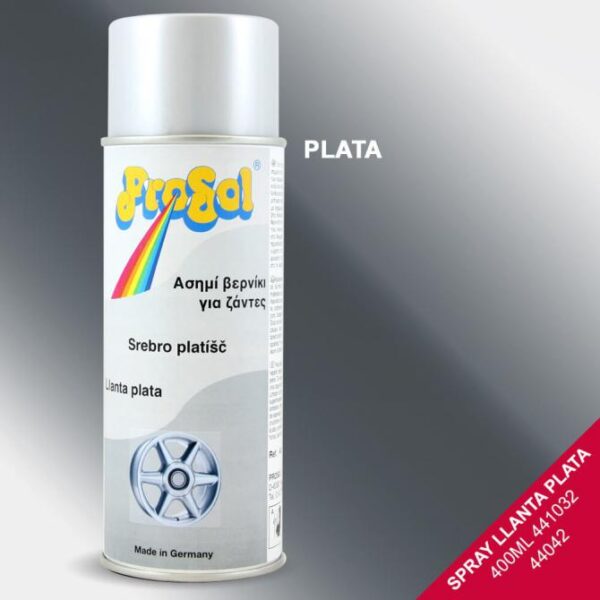 SPRAY LLANTA PLATA 400ML