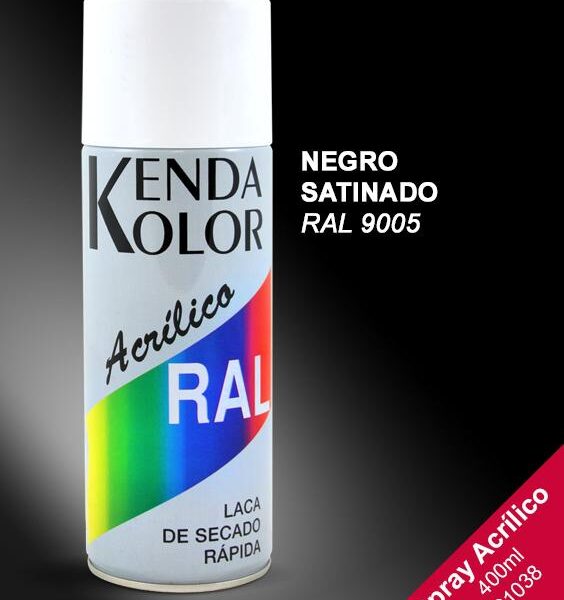 SPRAY NEGRO SATINADO 400ML