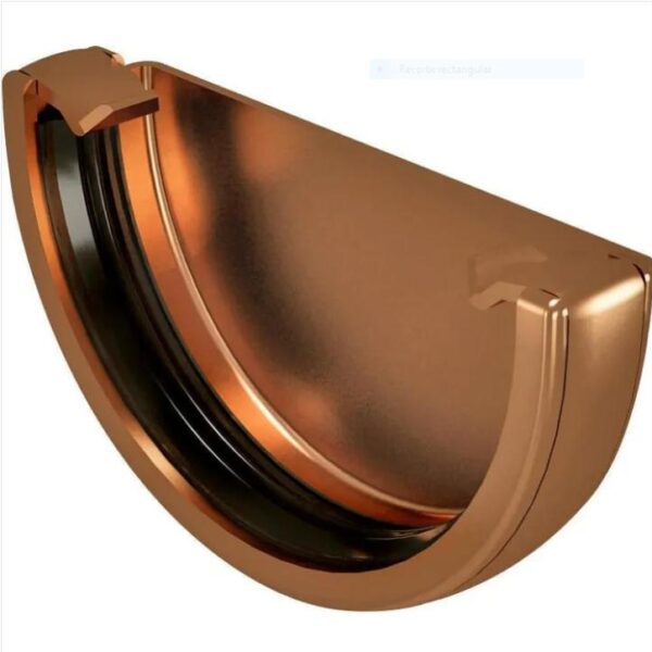 TAPA UNIVERSAL CANALON COBRE PVC