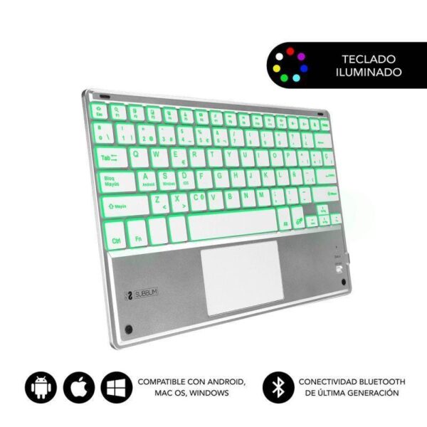 TECLADO BLUETOOTH SMART SUBBLIM BACKLIT BT KEYBOAR