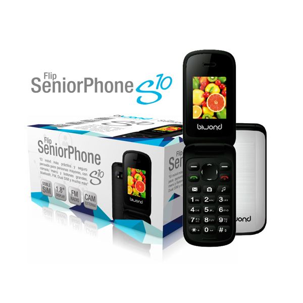 TELEFONO S10 DUAL SIM SENIOR PHONE BLANCO BIWOND