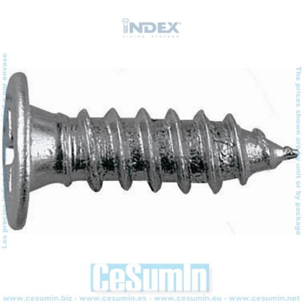 TORNILLO ROSCA CHAPA CABEZA PLANA 4 2X13 INOX DINC