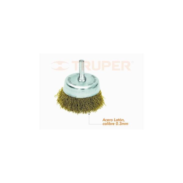 TRUPER CEPILLO ALAMBRE COPA CIRCULAR 4 5cmX15mm