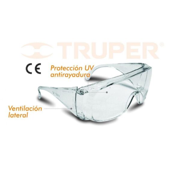 TRUPER GAFAS DE SEGURIDAD TRANSPARENTES