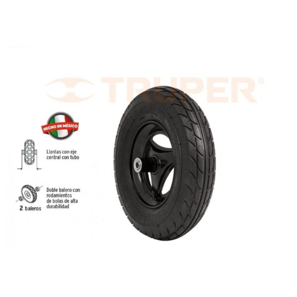 TRUPER NEUMATICO CARRETILLA CON LLANTA 16'X4'