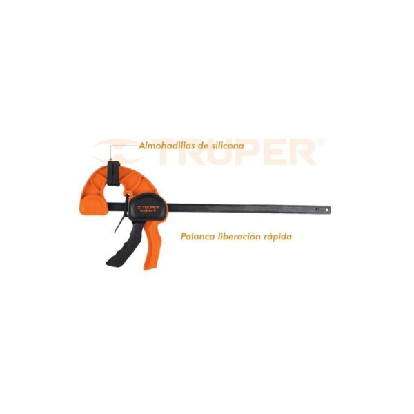 TRUPER SARGENTO AJUSTE RAPIDO 8  30cm